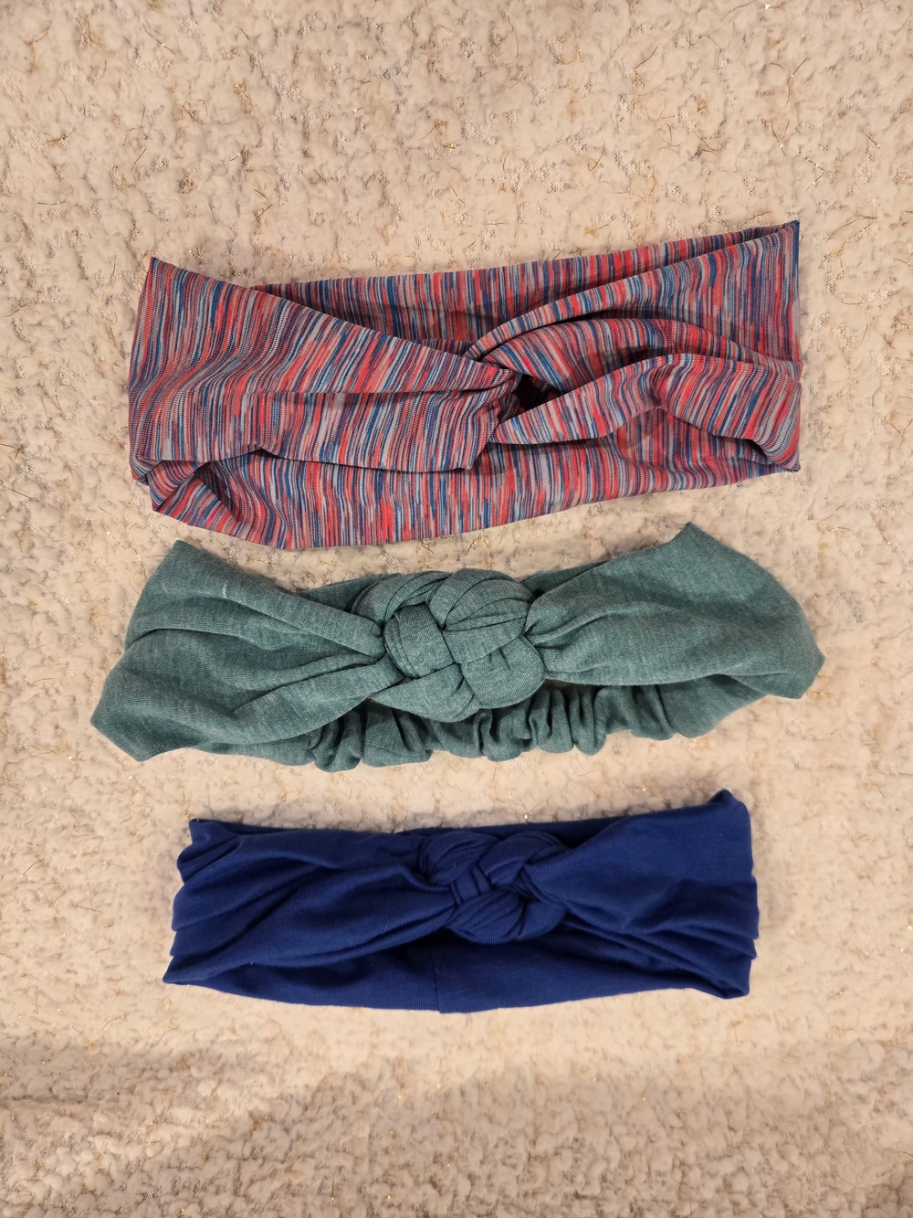 Knot Headbands Bundle - Multicolor, Green & Navy